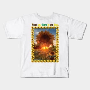 Sunflower - head up Kids T-Shirt